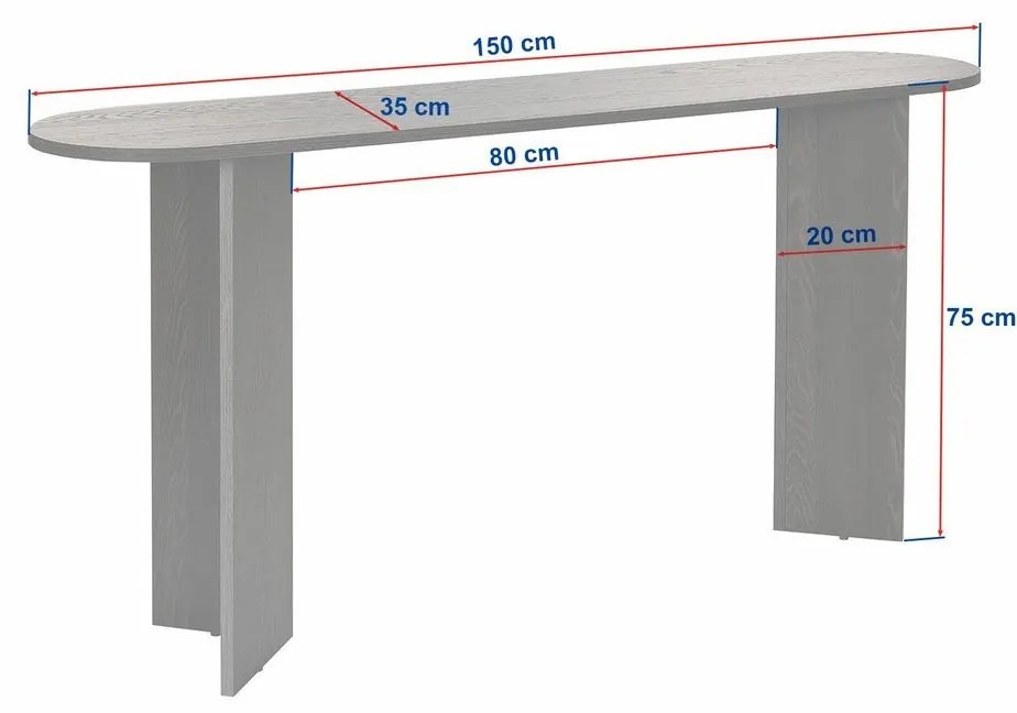 Odkladací stolík Sira VNT Walnut