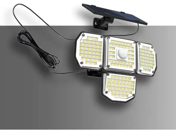 Immax 08499L - LED Solárne nástenné svietidlo so senzorom LED/5W/5,5V IP44