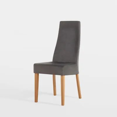 Čalúnená šedá stolička SORIN