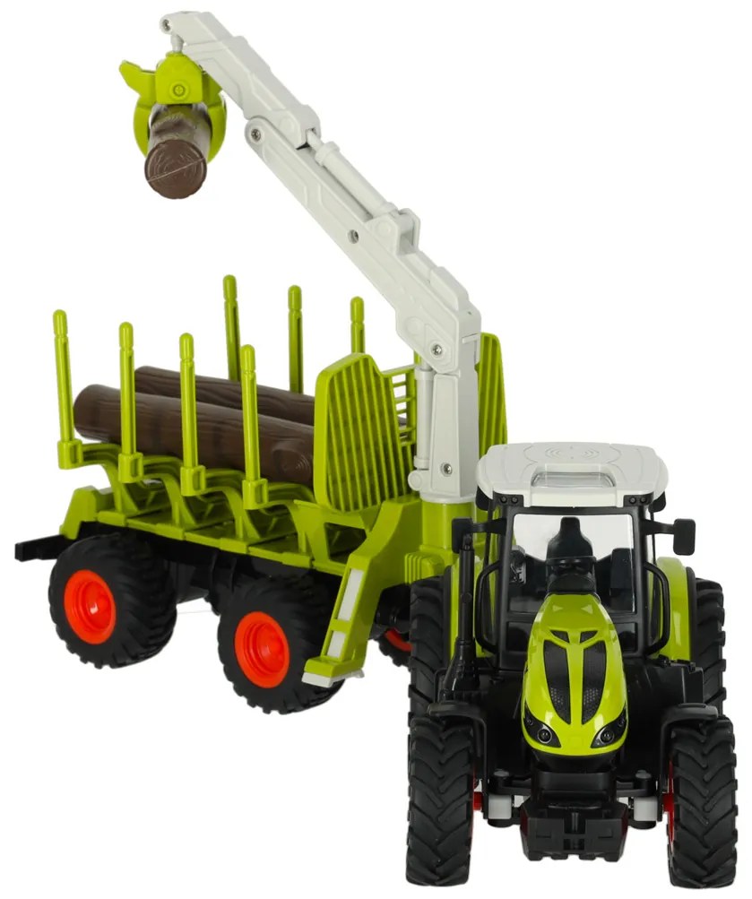 RC poľnohospodársky traktor so závesom 2.4G 3.7V 500mAh