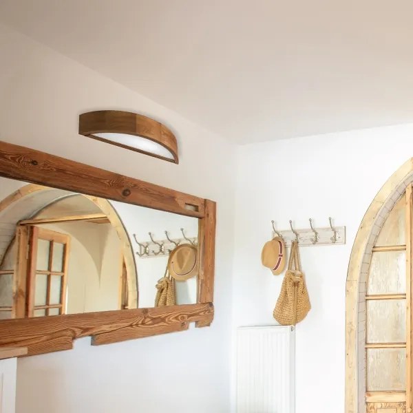 Brilagi - LED Nástenné svietidlo CARVALHO 1xE27/60W/230V dub čerešňa