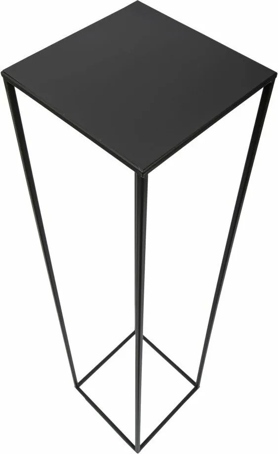 STOJAN NA KVETINÁČ SIMPLE 100X24X24 CM ČIERNA