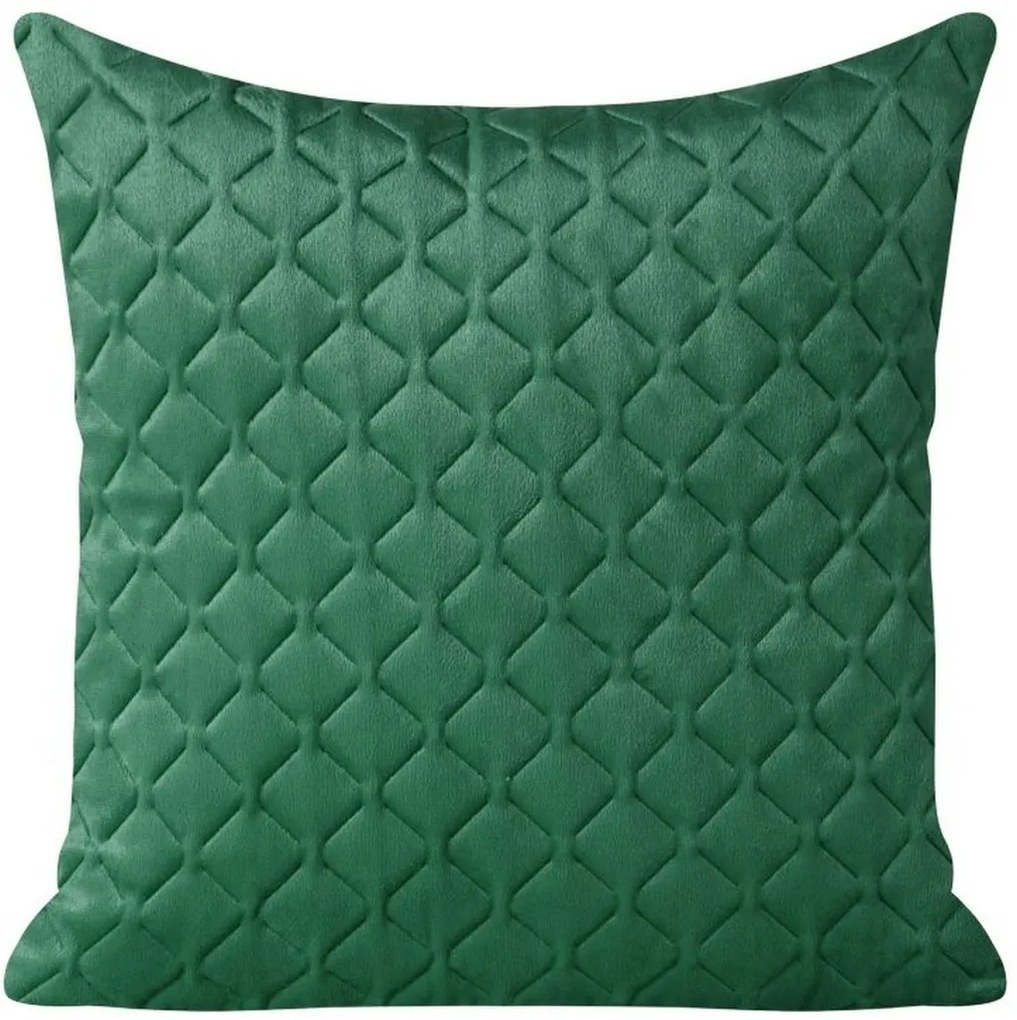 Dekorstudio Zamatová obliečka na vankúš DIMON v zelenej farbe Varianta: Rozmer obliečky: 40x40 cm