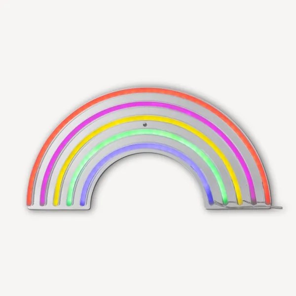 Atmosphera - LED neónová nástenná dekorácia RAINBOW LED/5V