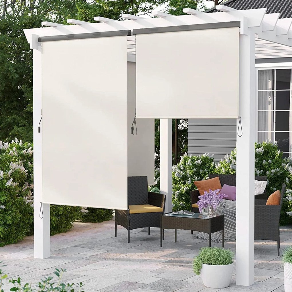 Zvislá markíza 1,4 x 2,5 m, béžová