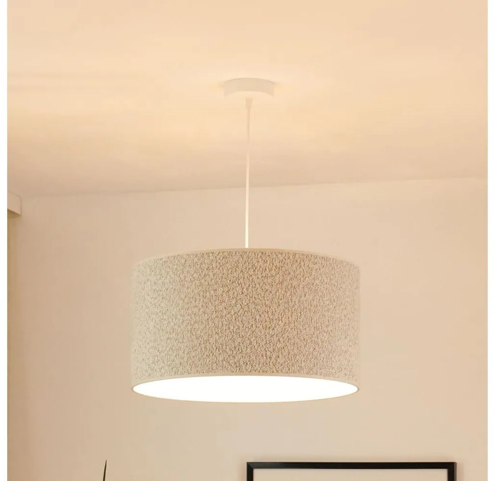 Brilagi - Luster na lanku BOUCLE ROLLER 1xE27/15W/230V pr. 45 cm krémová BG1202