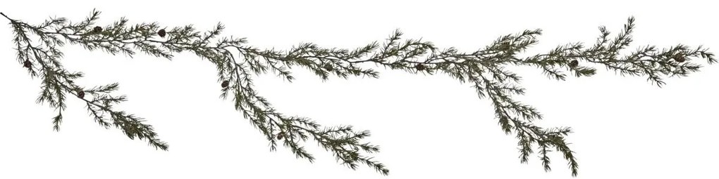 House Doctor Dekoratívna girlanda Pine Sertum Green 185 cm
