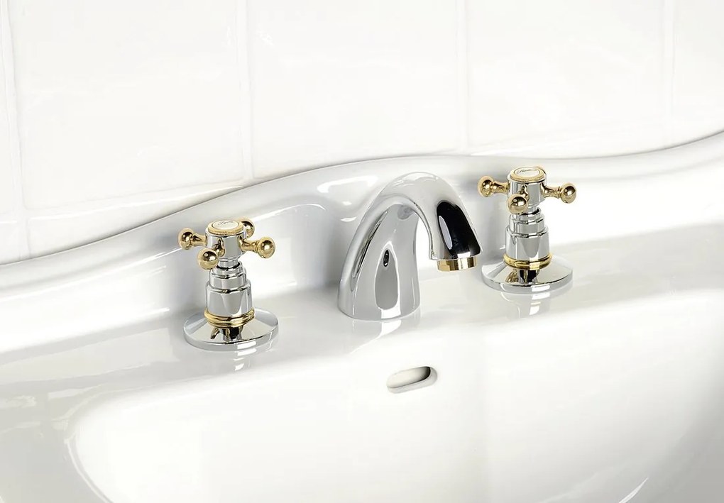 Sapho Sapho, ANTEA pripojenie pe ištaláciu vaňovej batérie na okraj vane (pár), bronz, 9856