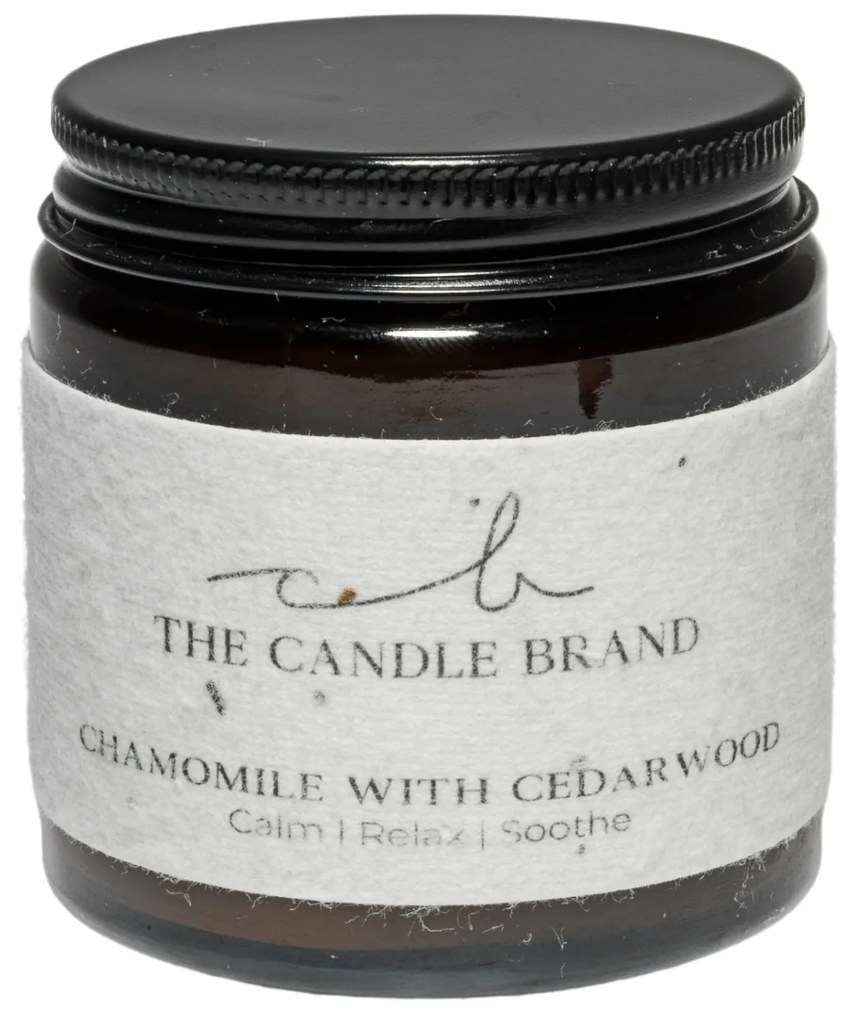 The Candle Brand Vonná sviečka v skle Chamomile with Cedar Wood 90 g