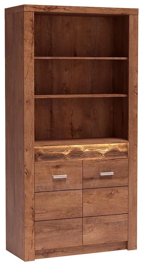 Regál Indianapolis I5 svetlý jaseň