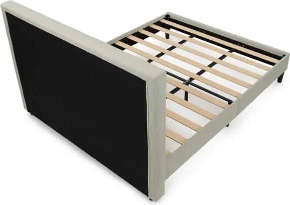 Manželská posteľ béžová 160x200 cm BED-M160 CRM2
