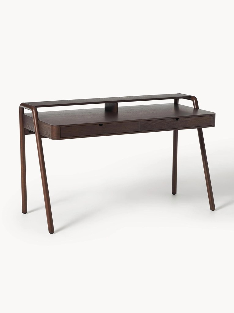 Pracovný stôl z jaseňového dreva Evrak