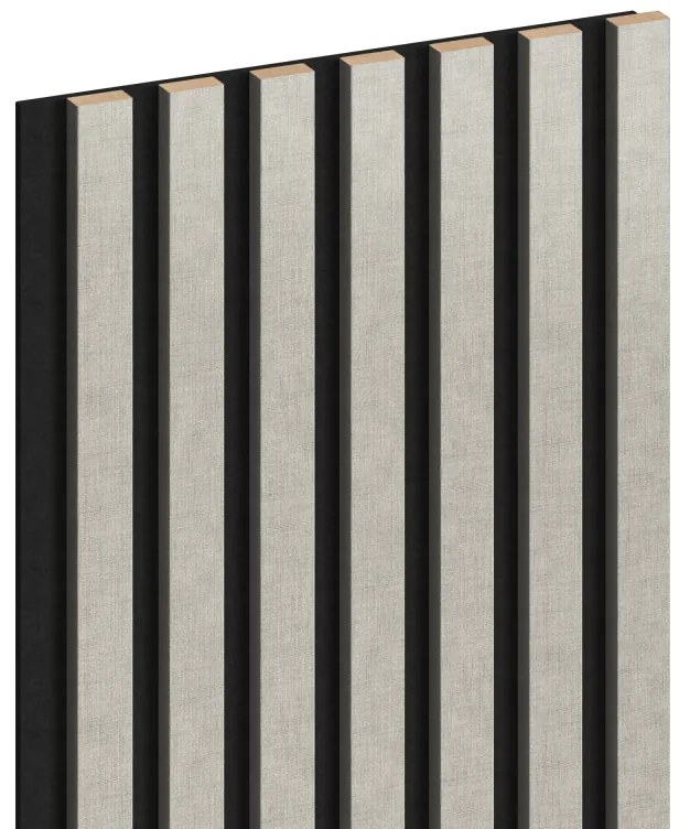 Mexen Lam-F, akustické stenové lamely 275 × 31,5 cm, filc 6 mm, ľan sivý, S105-275317-2812-068
