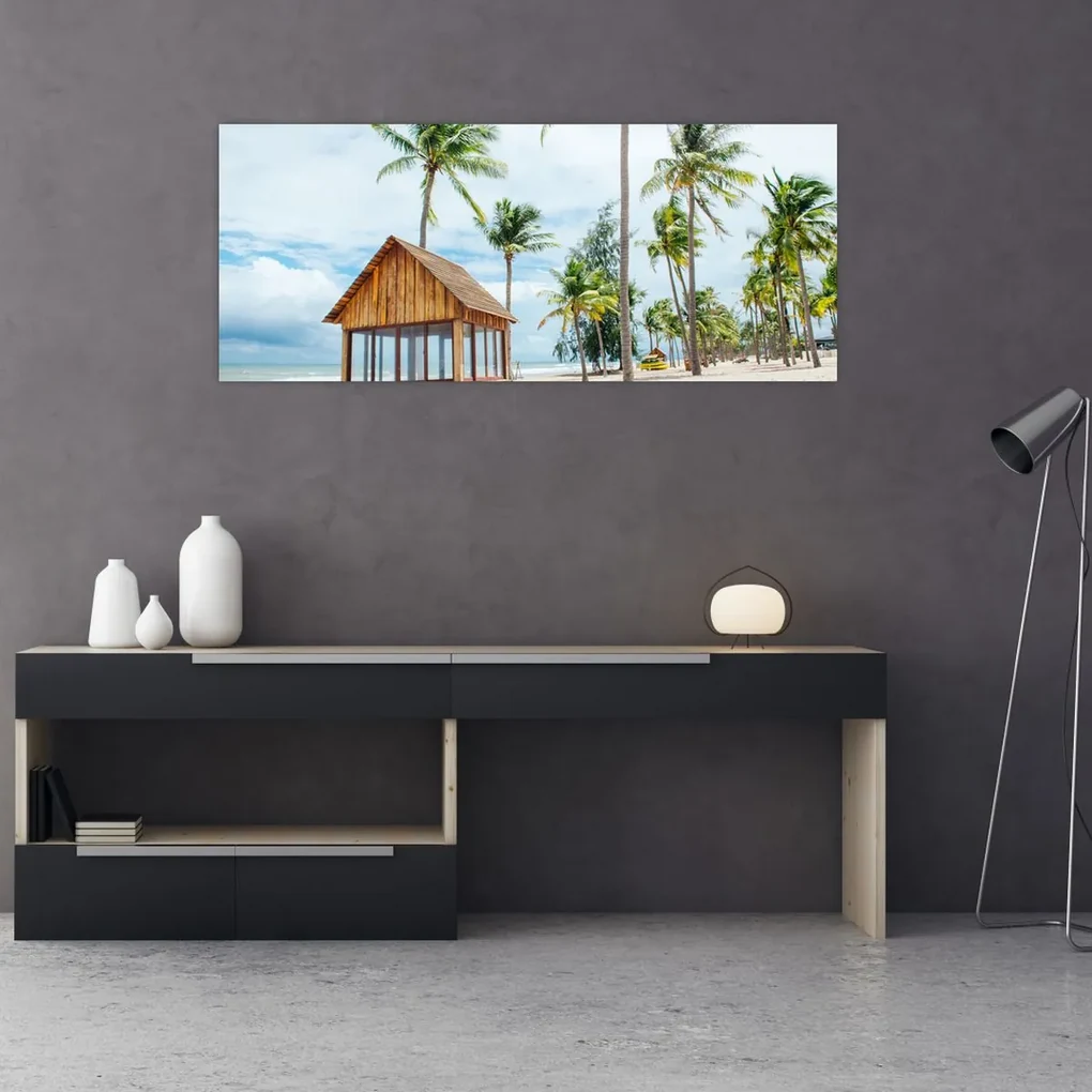 Obraz - Pláž (120x50 cm)