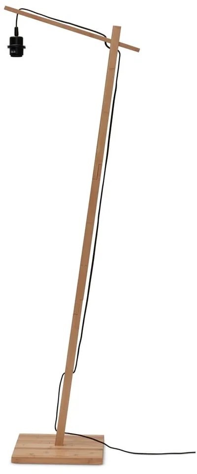 Stojacia lampa s ratanovým tienidlom v prírodnej farbe (výška 150 cm) Tanami – Good&amp;Mojo