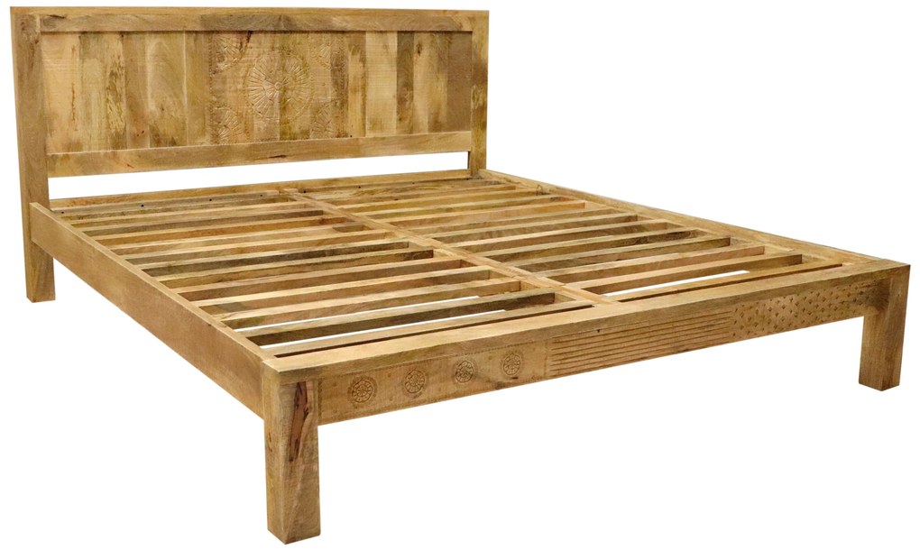 furniture-nabytek.cz - Posteľ masív 180x200 z dreva mango