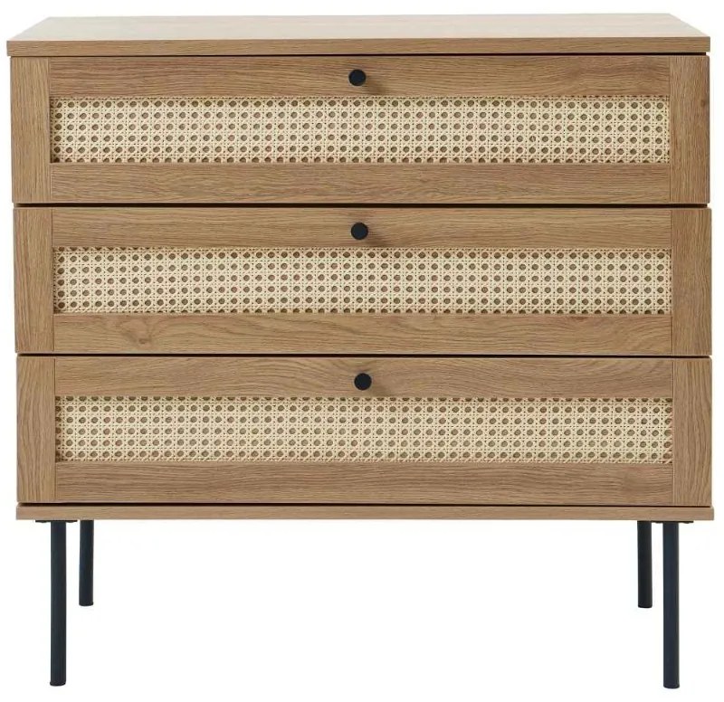 Dizajnová komoda Lakshmana 80 cm prírodný dub
