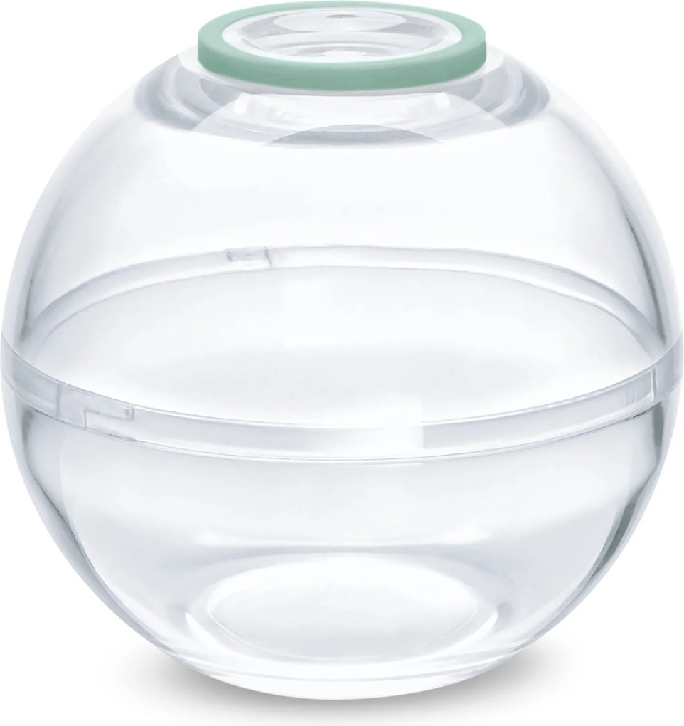 2 guľaté nádobky na uchovávanie potravín