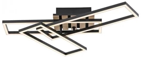 JUST LIGHT. 14051-79 - LED stropné svietidlo AKUSTIKA LED/20,5W/230V dub/čierna