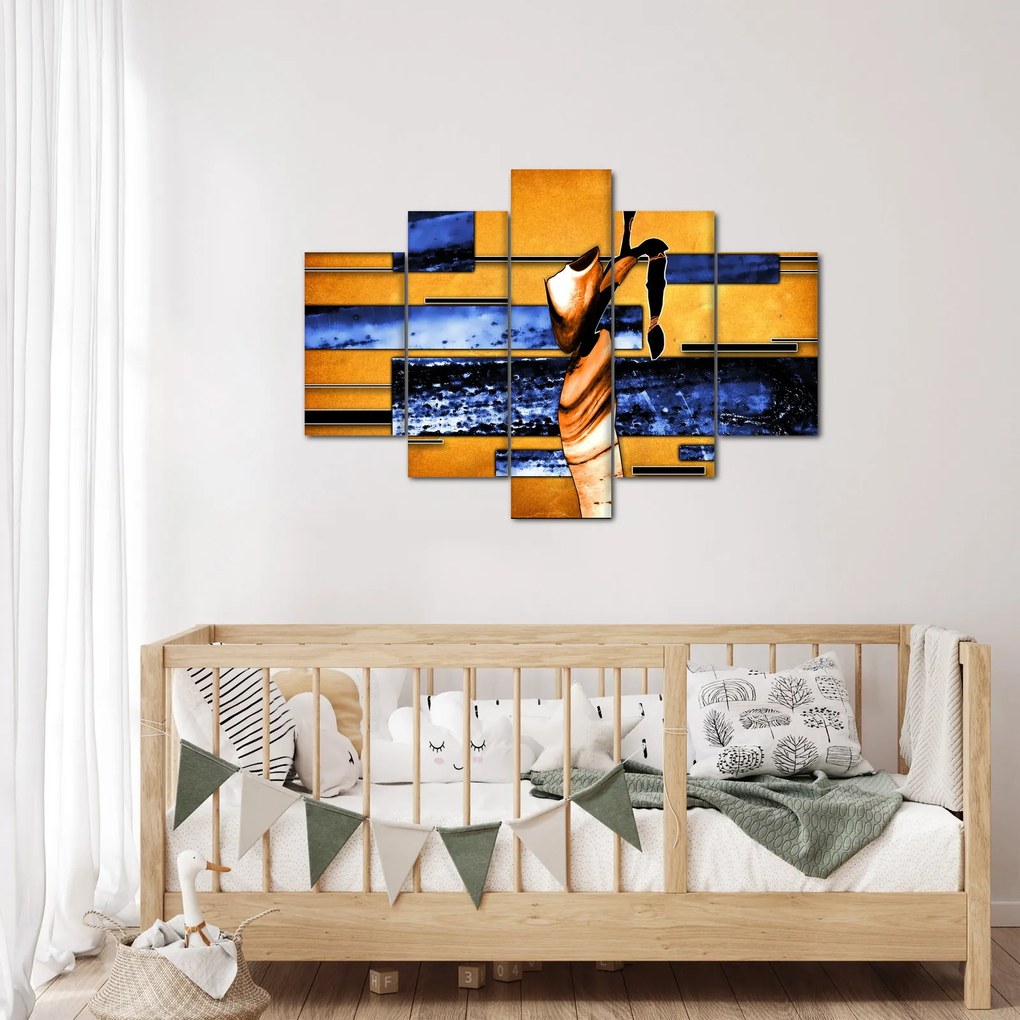 Obraz abstraktné maľby (150x105 cm)