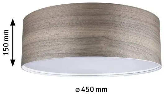 Paulmann 79687 - 3xE27/20W Stropné svietidlo NEORDIC LISKA 230V vlašský orech