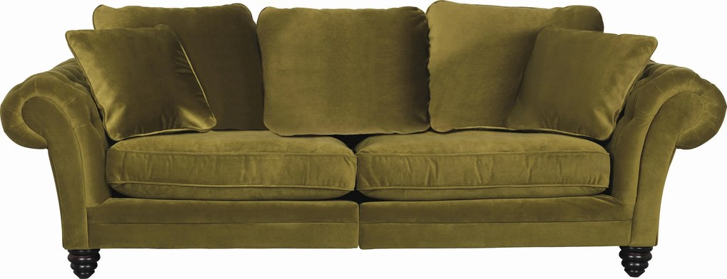 XXXLutz MEGA POHOVKA, textil, zelená Ambia Home - Sedačky - 001877044401