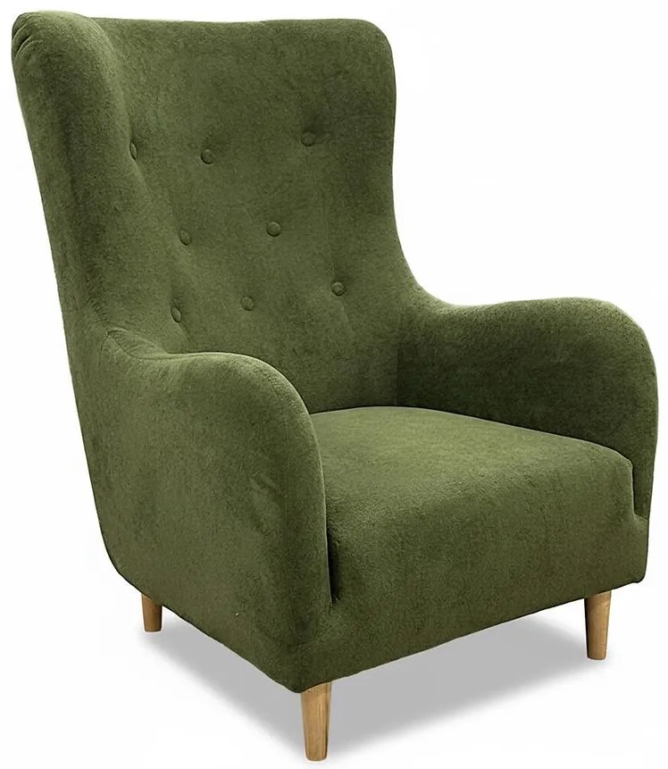 Kreslo Benetto Gerra 50 dr.oo/1 zelená