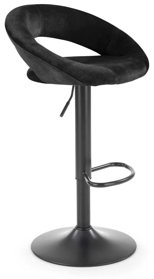 Barová stolička H102 čierna