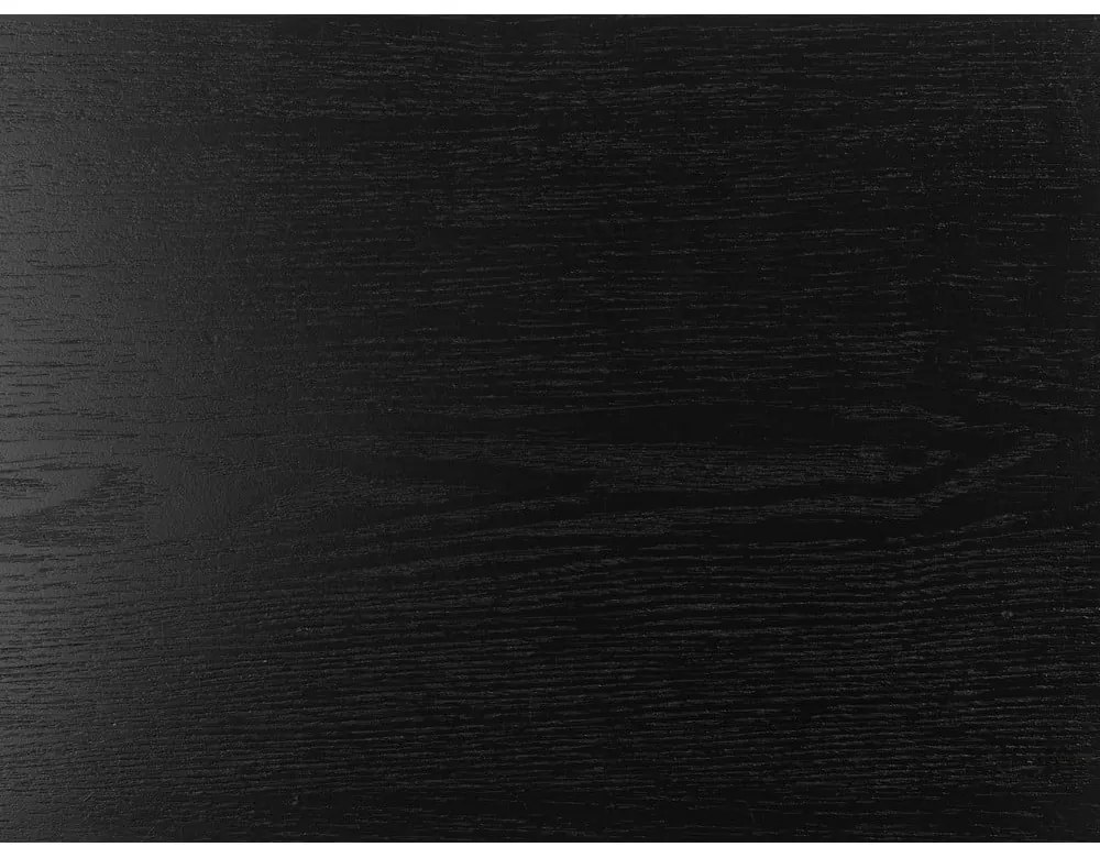 Čierna nástenná knižnica v dekore jaseňa 75x91 cm Seaford – Actona