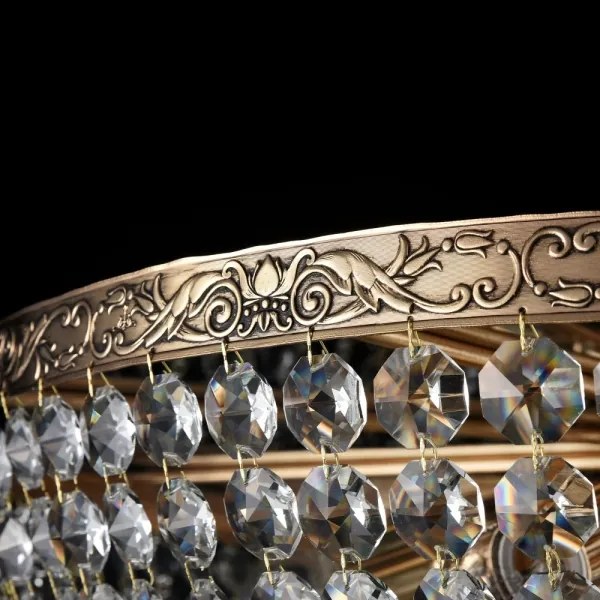 Maytoni DIA891-CL-14-G - Prisadený luster PALACE 14xE27/60W/230V