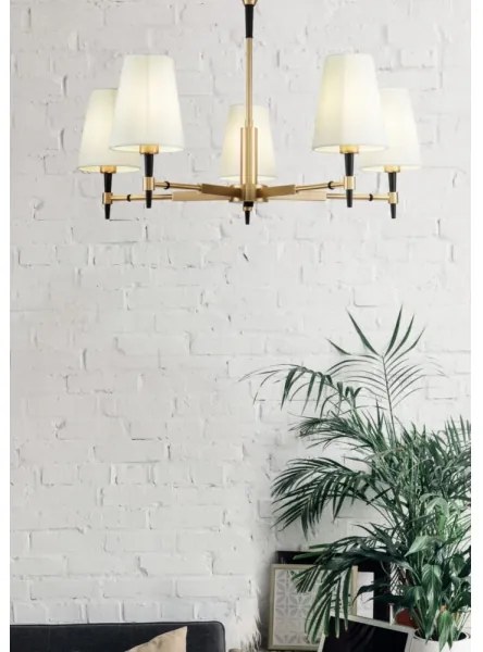 Maytoni H001CL-05BS - Luster na tyči ZARAGOZA 5xE14/40W/230V