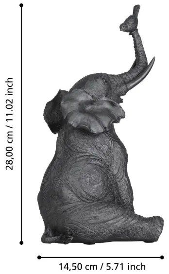 Eglo 427409 - Dekorácia SIOCON 28x14,5 cm živica