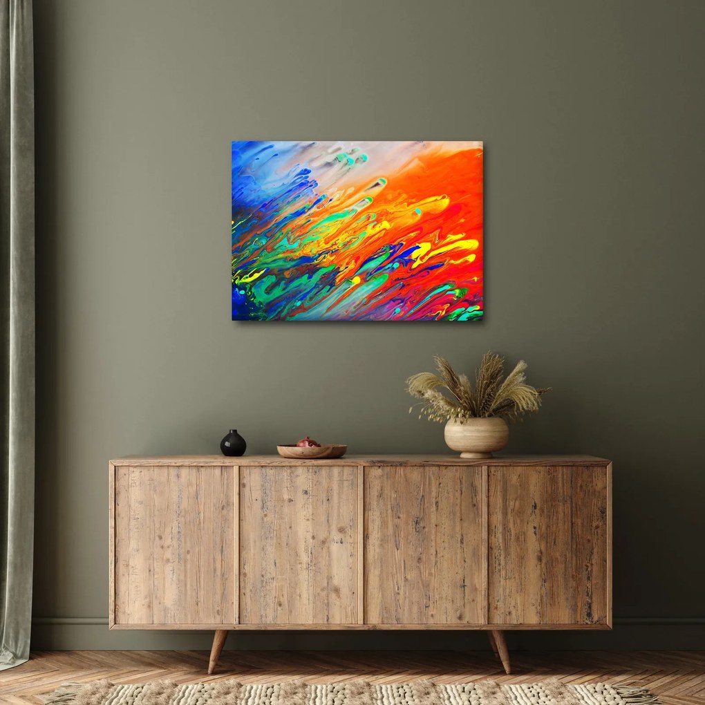 Obraz - Farebná abstrakcia (70x50 cm)