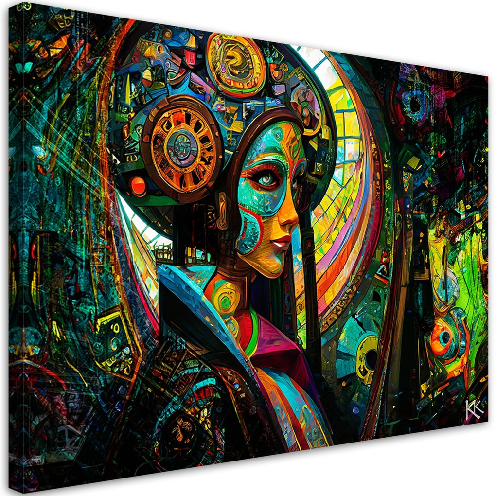 Gario Obraz na plátne Surrealistická abstraktná žena Rozmery: 100 x 70 cm