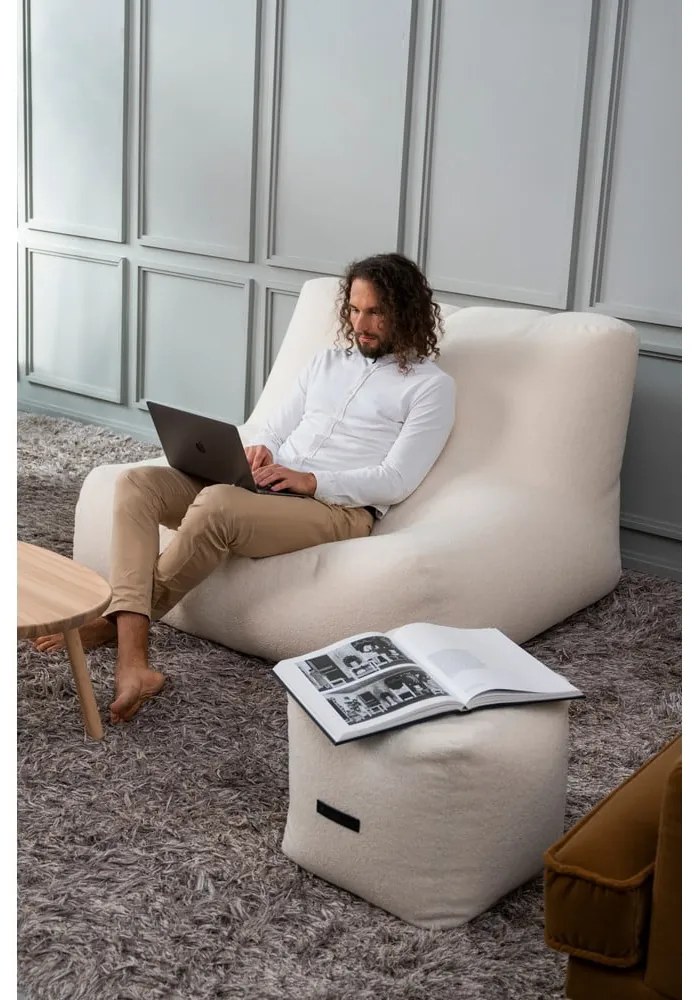 Hnedý sedací vak Sofa Tube – SLOWDOWN