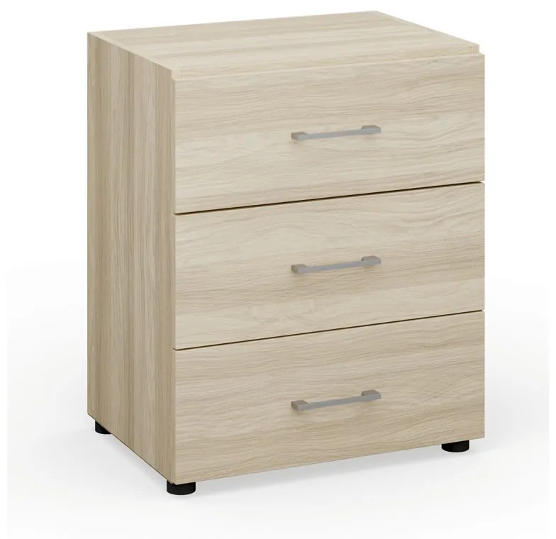 Kancelárska komoda PRIMO Classic 2023, 740 x 420 x 600 mm, dub prírodný