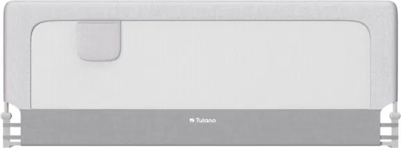 Bezpečnostná zábrana na posteľ Cover 30 biela / sivá 200 cm