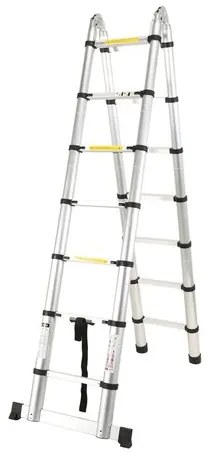 Teleskopický rebrík, 2 x 2,2 m