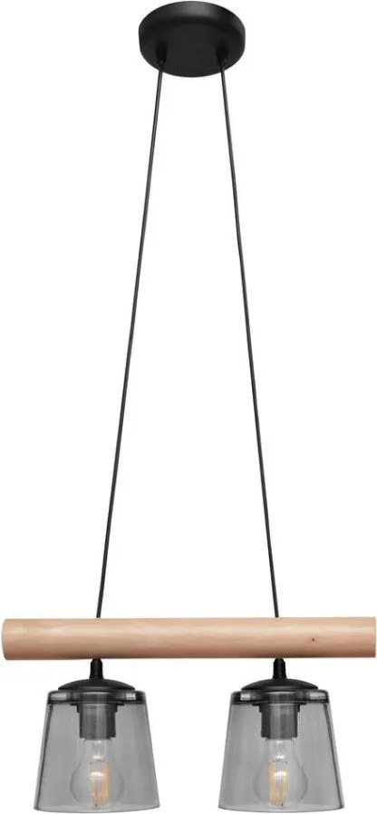 Luster na lanku WOODSTOCK 2xE27/15W/230V