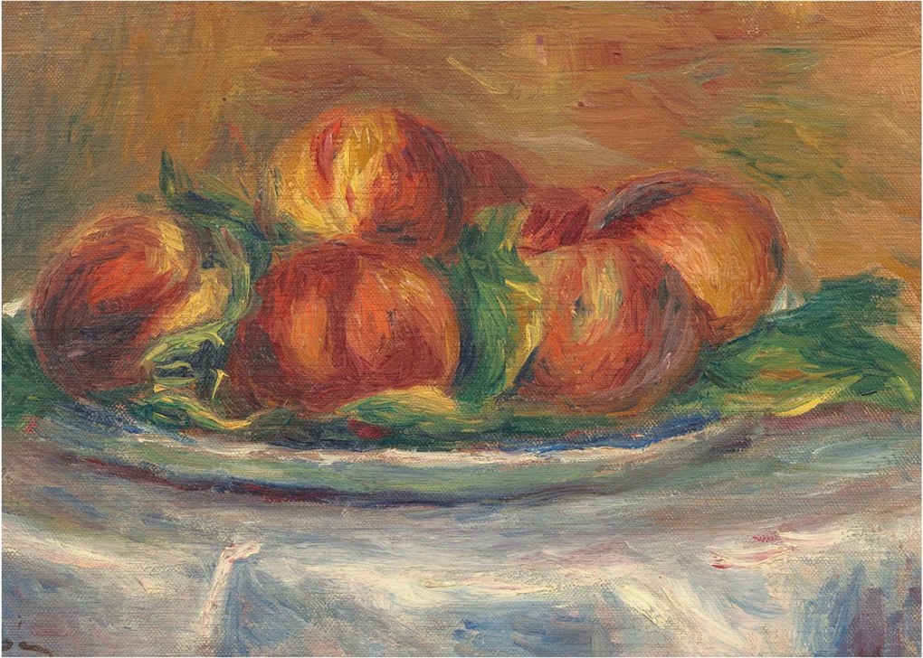 Obraz - Auguste Renoir, Peaches on a Plate, reprodukcia (70x50 cm)