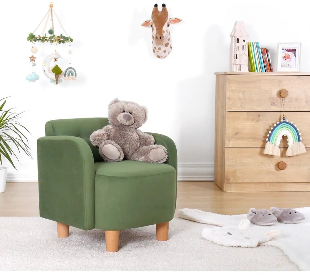 Zelené detské kresielko Volie – Artie