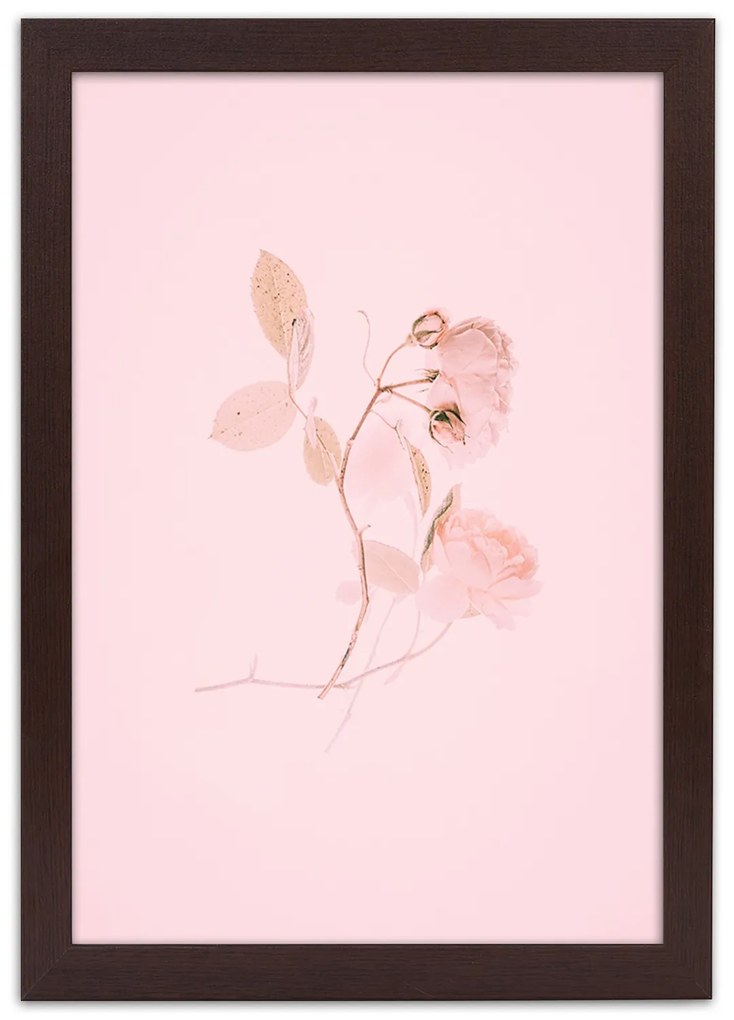 Gario Plagát Pastelová vetvička Farba rámu: Bez rámu, Rozmery: 30 x 45 cm