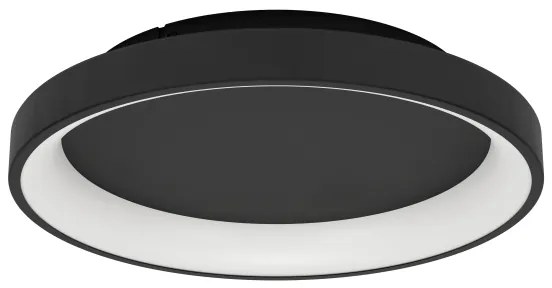 Eglo 901251 - LED Stmievateľné stropné svietidlo LORETELLO LED/12W/230V čierna + DO