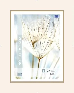 Klipový rámček 24x30 cm, číry%