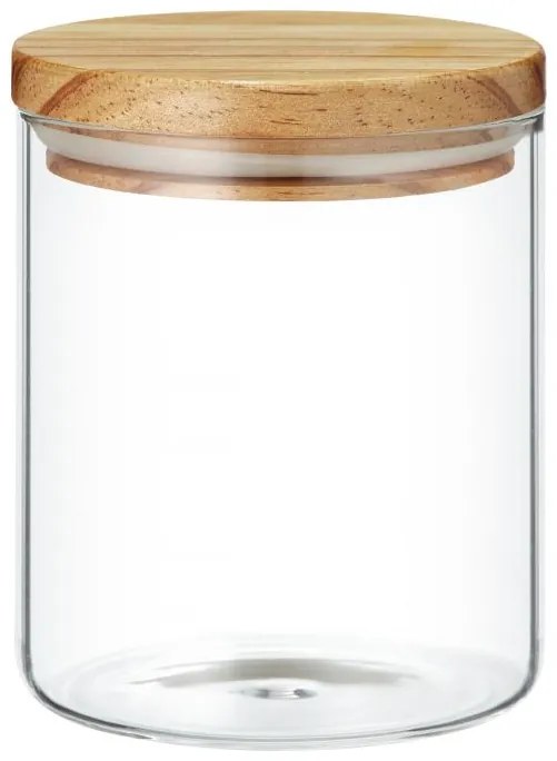 AMBITION Dóza s dreveným viečkom Nordic 1 l