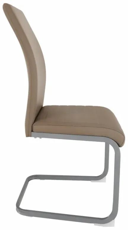 Jedálenská stolička, sivohnedá TAUPE/sivá, NOBATA