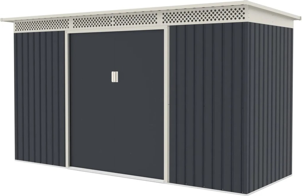Záhradný domček G21 GRAH 483 - 340 x 142 cm, antracitový