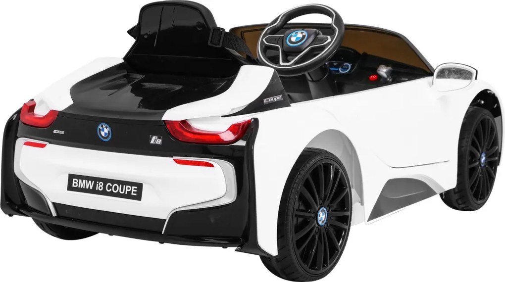 Ramiz BMW I8 Zdvíhacie auto na batérie biele + diaľkové ovládanie