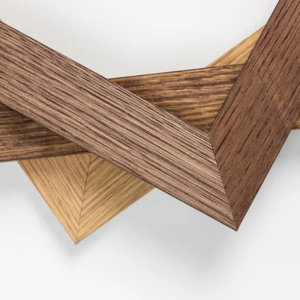 Brilagi -LED Stropné svietidlo SLIMFRAME WOOD LED/36W/230V 49,5x49,5 cm tm.hnedá