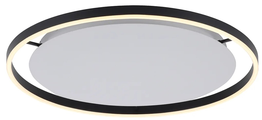 Stropné svietidlo tmavosivé 58,8 cm vrátane LED 3-stupňovo stmievateľné - Zlatan